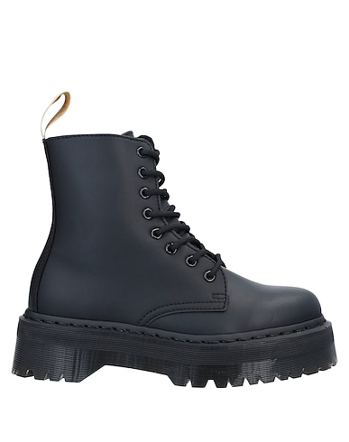 DR. MARTENS Ankle boot Black Textile fibres