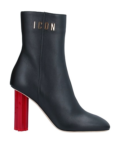 DSQUARED2 Bottine Noir Cuir de veau