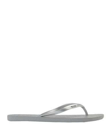 roxy silver flip flops