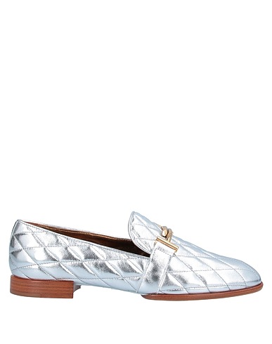 TOD'S モカシン シルバー 革
