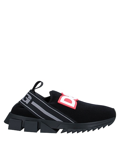 DOLCE&GABBANA Sneakers Nero 40% Fibre tessili, 20% Elastan, 20% Nylon, 10% Viscosa, 10% Poliestere