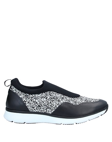 HOGAN Sneakers Black Soft Leather, Textile fibres