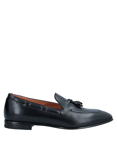 FRANCESCO RUSSO Loafers Black Calfskin