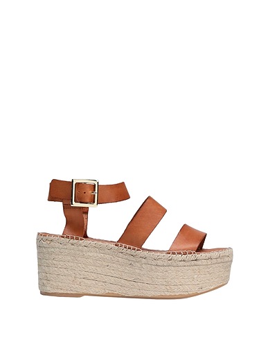8 by YOOX Espadrilles Tan 100% Calfskin