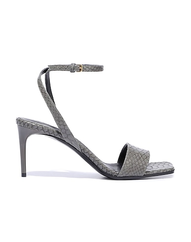 STELLA McCARTNEY Sandals Grey Textile fibres