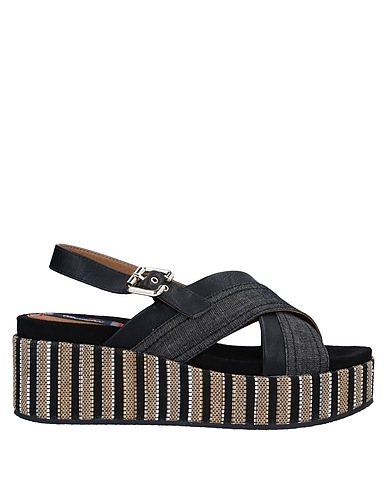 WRANGLER Sandals Black Textile fibers