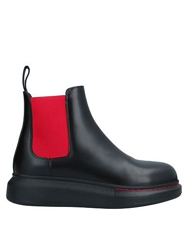 MCQUEEN Ankle boot Black Soft Leather
