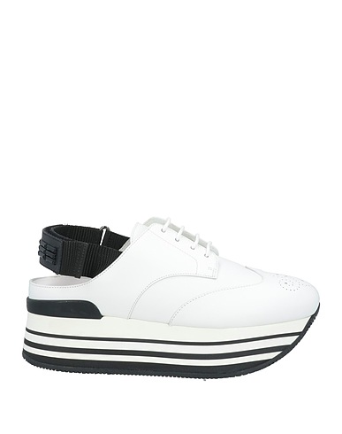 HOGAN Laced shoes White Leather