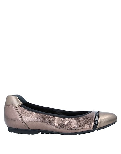HOGAN Ballerinas Bronze Leder