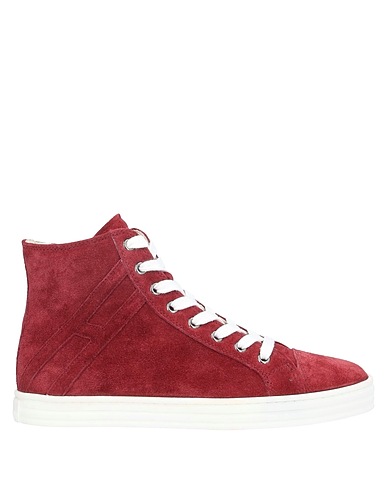 HOGAN REBEL Sneakers Burgundy Leather