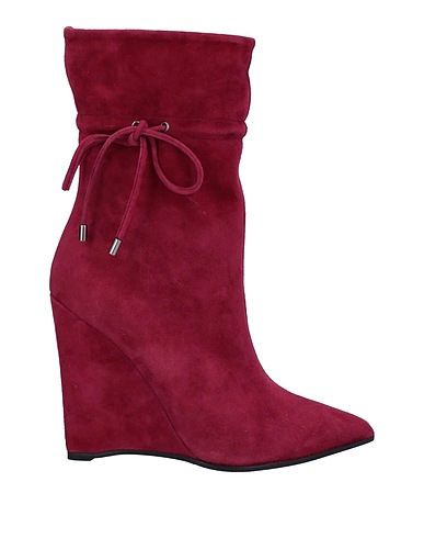 NINALILOU Ankle boot Burgundy Leather
