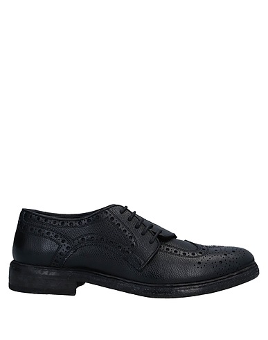 BURBERRY Laced shoes Black Leather