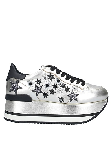 HOGAN Sneakers Silver Leather