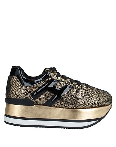 HOGAN Sneakers Gold Leather