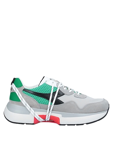DIADORA HERITAGE Sneakers Grey Leather, Textile fibres