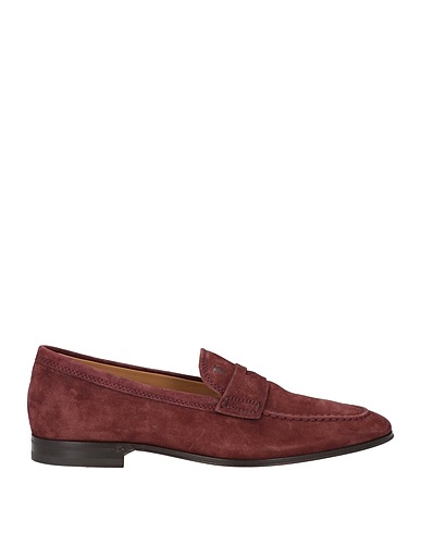 TOD'S Mocassino Prugna Pelle