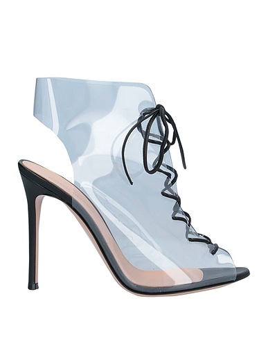 GIANVITO ROSSI Ankle boot Transparent PVC - Polyvinyl chloride, Leather