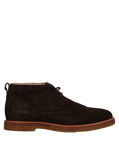 TOD'S Stiefelette Dunkelbraun Leder
