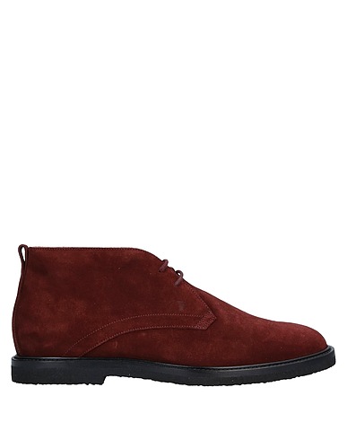 TOD'S Stiefelette Bordeaux Leder