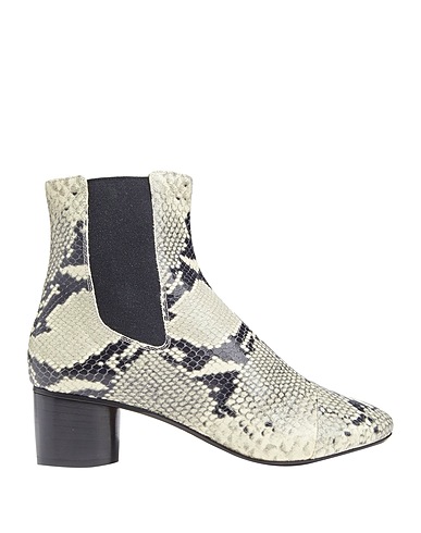 ISABEL MARANT Stivaletti Avorio 100% Pelle di vitello