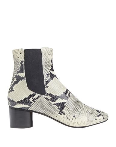 ISABEL MARANT ISABEL MARANT WOMAN ANKLE BOOTS IVORY SIZE 6 CALFSKIN,11897871KI 15