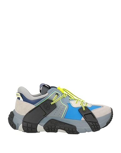 VALENTINO GARAVANI Sneakers Grigio chiaro Pelle, Fibre tessili