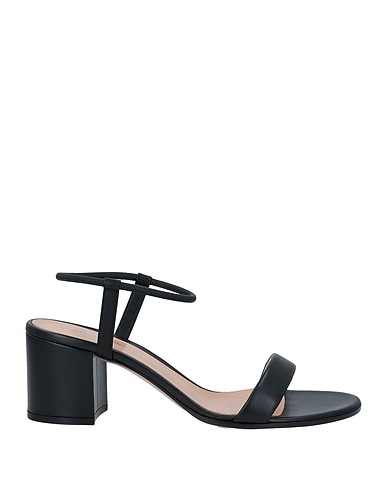 GIANVITO ROSSI Sandals Black Leather