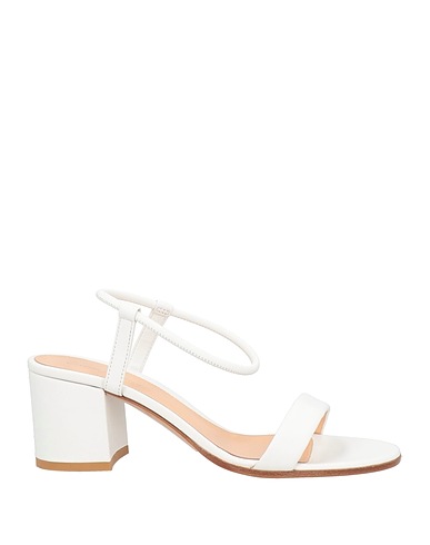 GIANVITO ROSSI Sandals BIANCO Leather