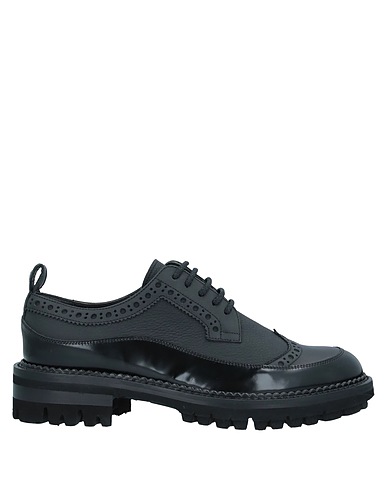 DSQUARED2 Laced shoes Black Soft Leather