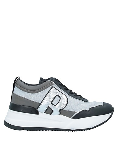 RUCOLINE Sneakers Argento Pelle, Fibre tessili