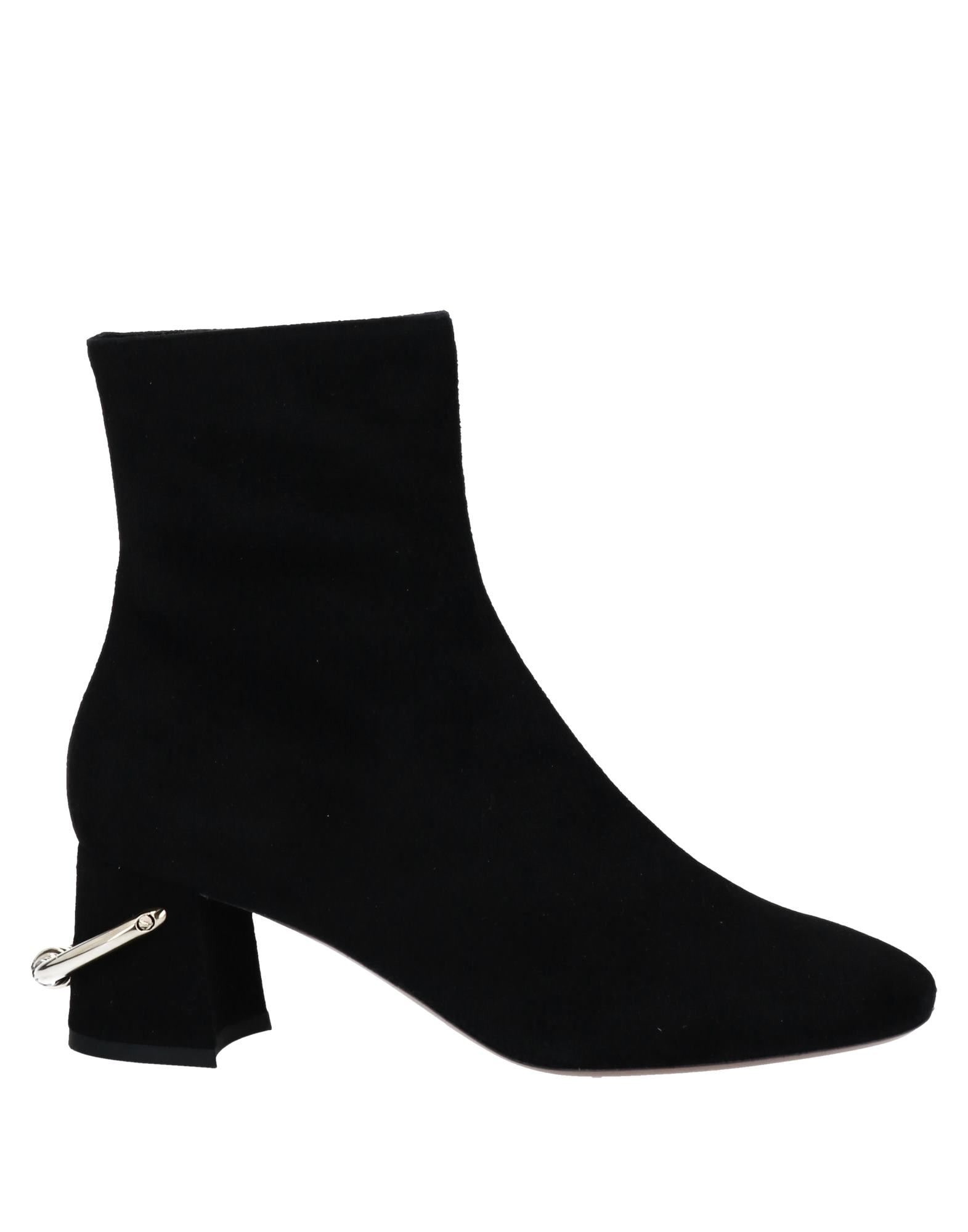 black soft ankle boots