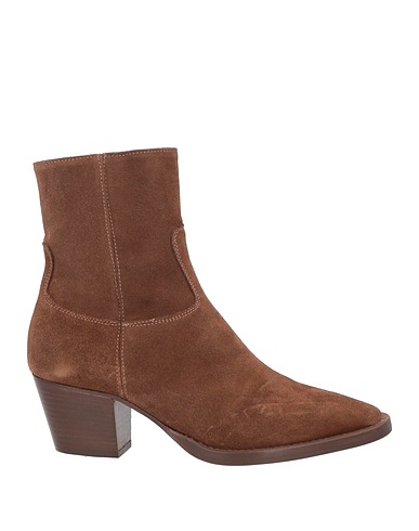 ANNA F. Ankle boot Chocolate brown Leather