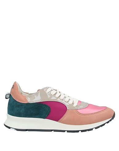 PHILIPPE MODEL Sneakers Pink Leather, Textile fibres