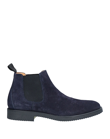 ANTICA CUOIERIA Stivaletti Blu notte Pelle, Fibre elastiche