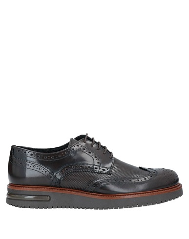BRUNO VERRI Laced shoes Dark brown Soft Leather