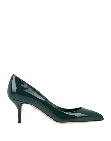 DOLCE&GABBANA Pump Dark green Leather