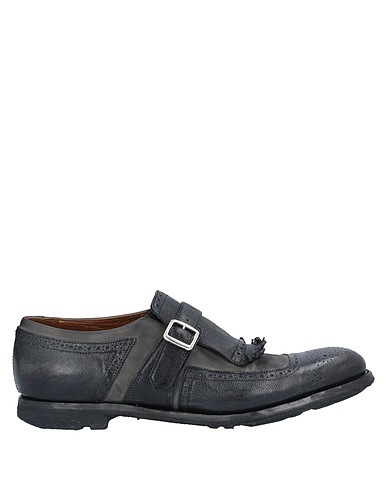 CHURCH'S Loafers Charcoal Soft Leather
