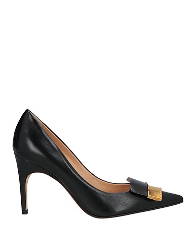 SERGIO ROSSI Court Black Leather