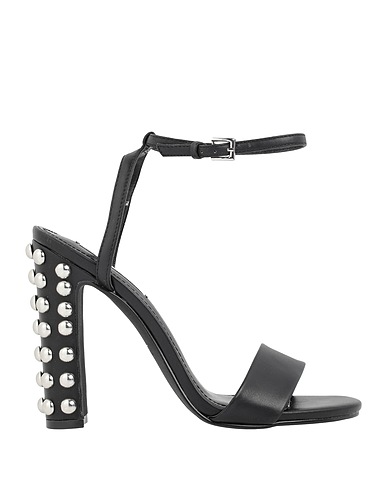 STEVE MADDEN Sandals Black Textile fibers