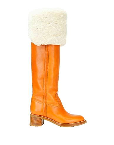 CELINE Stiefel Lederfarben Leder