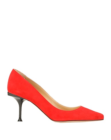 SERGIO ROSSI Pump Red Leather