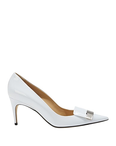 SERGIO ROSSI Pump White Leather