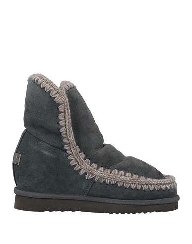 MOU Ankle boot Charcoal Sheepskin, Wool