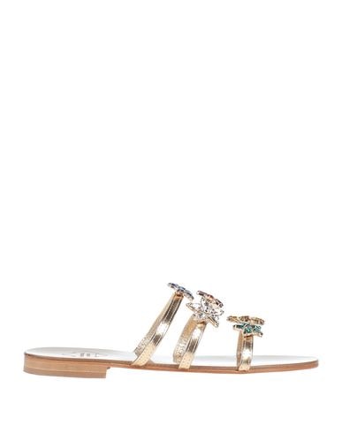 Click to view more detailed imagery on our partner's website Emanuela Caruso Capri Sandals In Gold