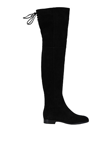 SERGIO ROSSI Stiefel Schwarz Leder
