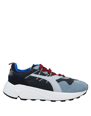 DIADORA HERITAGE Sneakers Slate blue Leather, Textile fibres