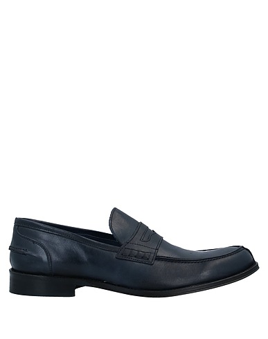 BRUNO VERRI Loafers Midnight blue Calfskin
