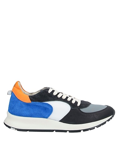PHILIPPE MODEL Sneakers Charcoal Leather, Textile fibres