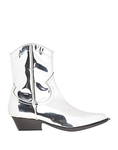 PHILOSOPHY di LORENZO SERAFINI Ankle boot Silver Textile fibres