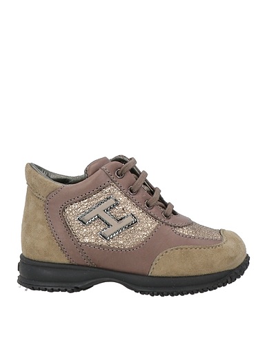 HOGAN Sneakers Military green Leather